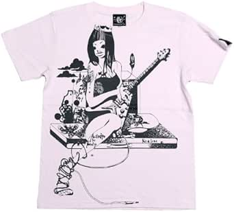 Amazon Co Jp ギターガール Tシャツ ライトピンク Baster Great Bg003tee Lp G ロックtシャツ Rock ガールズバンド イラスト 半袖 桃色 ファッション