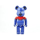 Medicom Grateful Dead Dancing Bear Blue 400% Bearbrick Action Figure [並行輸入品]