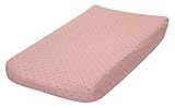 Go Mama Go Pink with Chocolate Polka Dots Changing Pad Cover, Pink/Brown by Go Mama Go