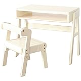ネイキッズ ピックス 学習セット デスク 幅60×奥35×高50(46) cm ホワイト KDS-2947WH