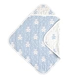 ソレイアード SOULEIADO 6重ガーゼアフガン モンヌヌース ブルー 4539