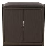 山善(YAMAZEN) 玄関ベンチ(幅45) 収納付き ナチュラル SSB-4545D(DBR)FA