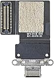 ドックコネクタ充電ポート iPad Pro 11" 2018 A1980 A2013 A1934 に適すドックコネクタ| iPad Pro 12.9" 3rd A1876 A2014 A1895充電ポートアセンブリフレックスケーブル（ブラック）