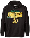 MLB Oakland Athleticsメンズsa2フリースパーカー XL ブラック