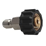 DUSICHIN DUS3822 3/8 インチ アダプター オス ワンタッチ カプラー M22 メス 変更　転換セット 高圧洗浄機 アクセサリー （期間限定）