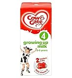 Cow & Gate Growing Up Milk Fortified Milk Drink 2-3 Years 200ml (Pack of 2) - 牛＆ゲート育ったミルク強化された乳飲料2～3