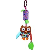 Liebeye ベッド風鈴　吊りベル　ラトル　おもちゃ ラトル にぎる かむ歯固め 赤ちゃん　　歯がため 　おもちゃ　ぶら下げ 　ぬいぐるみ　幼児ギフト フクロウ