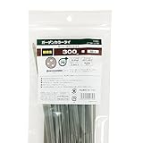 オーム電機 ガーデンカラータイ 300mm 緑 50本入 LT-300-LG 50P 09-1756