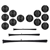 Mudder Cable Clips Cord Holder and Cable Zip Ties for Computer, Charging Wire (Black, 42 Pieces) [並行