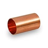 Everflow cccp0034 3 / 4 "呼びパイプ直径ストレート銅Coupling with汗ソケットとwith Dimpleチューブ停止25個パック