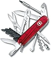 Swiss Army 53919 CyberTool 34 Translucent Ruby Red Pocket Knife