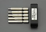 ESCO エスコ 9本組/1.5-10mm(Hexlobe)ドライバービット EA611BL-100