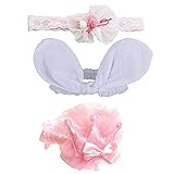 Oujyo 　三つセット　赤ちゃん ヘアバンド 　 ベビー カチューシャ かわいい ベビーヘアバンド 髪飾り 新生児 キッズ こども 子供 出産祝い 女の子 ベビー服 ベビー用品