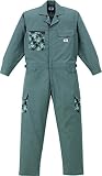 [ディッキーズ]Dickise【ツツギ服】年間物ストライプツヅキ服《059-21-1602》 (ＬＬ, Ｇ２チャコールグレー)