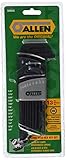 Allen 56603G 13-Key SAE Long Arm Hex Key Set [並行輸入品]