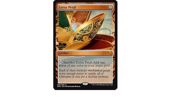 Amazon Co Jp シングルカード Lotus Petal 水蓮の花びら マジック ザ ギャザリング Kaladesh Inventions Mps ホビー 通販