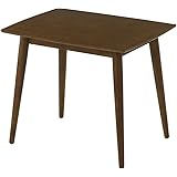 ぼん家具 ダイニングテーブル 2人用 幅85cm 食卓 テーブル ダイニング 木製 シンプル 単品 コンパクト 机 ウォールナット