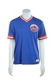 ニューヨーク・メッツMLBメンズOvertime WinヴィンテージVネックTシャツ 3L ブルー