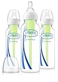 Dr. Brown's Bottles 3 Pack (8 oz), Option Bottles Can Be Used with or without the Vent by Dr. Brown'