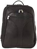 Piel Leather 2868-BLK Checkpoint Friendly Urban Backpack - Black