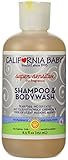 California Baby Super Sensitive Shampoo and Body Wash, No Fragrance, 8.5 Ounce Bottle by California 