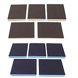 F Fityle 10個　100 / 180Grit　小面積　サンディングスポンジ　粗/中型　平坦　使用便利　実用