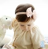 ヘッドアクセサリー ベビーバンド　蝶結びつき 可愛いヘアバンド 多色 5点 【5点】