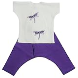 【未熟児】【低出生体重児】【早産児】【NICU】用 ベビー服：半袖上下セット ドラゴンフライ (1360-2700g)
