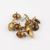Newone 【100個】 太鼓鋲 直径10mm/11mm/14mm ブロンズ ＤＩＹ 古銅 スタッズ ピン 手工芸品の釘 (直径：11mm；11*11mm)
