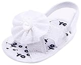 (ラボーグ)La Vogue 可愛い 子供靴 ベビーサンダル スリッパ キッズシューズ 赤ちゃん靴 女の子 お花 モチーフ 新生児 出産祝い 歩行サポート ホワイト 内寸10.5cm