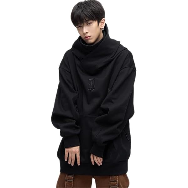 １６０センチ　男子　秋服　冬服　長Tシャツ　デニム　ダウン　パーカー　タートル Amazon.co.jp: [Snughom] タートルネックパーカー メンズ春秋