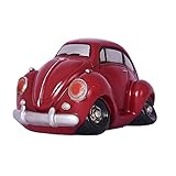 Baidecor樹脂レッドBeatles Car Money Box Piggy Bank