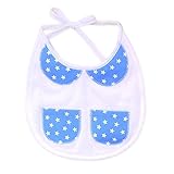 MIKIHOUSE FIRST(ミキハウスファースト) くまちゃん うさちゃん スタイセット(よだれかけ＆ラトルのセット)クリアケース付 －－－,ブルー（15）