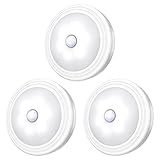 AMIR LED センサーライト 人感センサー ライト 電池式 6個LED電球 小型 ワイヤレス マグネット 磁石付き ナイトライト 懐中電灯 3Mテープ 貼り付け型 クローゼット 玄関 洗面所 階段