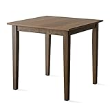 ダイニングテーブル 2人用 木製 ウォールナット 食卓テーブル 正方形 WEST(ウエスト) 75cm幅テーブル単体 ブラウン