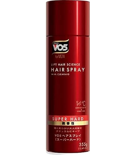 Amazon | VO5 for MEN ヘアスプレイ (スーパーハード) 無香料 355g