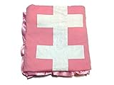 KWC - Soft and Cozy Large Minky Pink blanket - American Foot ball (Touchdown) [並行輸入品]