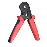 Proster 圧着ペンチ フェルール圧着工具 0.25-6mm2調整可能 10-24AWGケーブル対応