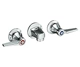 KOHLER K-8046-4A-CP Triton Shelf-Back Lavatory Faucet, Polished Chrome [並行輸入品]