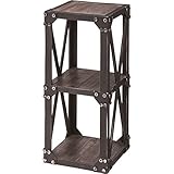 インテリア 家具 便利 おしゃれ スリムラック 【Troll】トロール 木製 (天然木) 2段 幅36cm×奥行36cm×高さ78cm IW-988