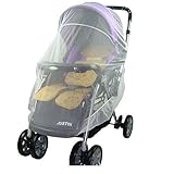 エルフ ベビー (Fairy Baby)ベビーカー用蚊帳 日よけ 虫よけカバー 多機能 ホワイト