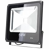 LED 投光器 led 50W 防水防塵 16色RGB 調光調節 3mコード付きリモコン付き 薄型 看板照明 舞台照明