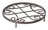 大橋新治商店 『鍋敷きや観葉植物置きに』 Iron Stand & Shelf アイアントリペット ブラウン 30-607 30-607