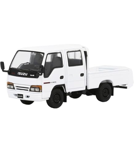 Amazon | Model1 1/64 いすゞ エルフ (ELF) ダブルキャブ - ホワイト
