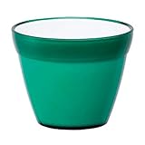 【4個入】イタリア製樹脂ポット(植木鉢/プランター) COCCO(コッコ) φ8cm/穴無し グリーン(緑) 〔ガーデニング用品/園芸〕 生活用品 インテリア 雑貨 花 ガーデニング プランター to