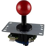 三和電子 基板タイプ静音ジョイスティックレバー 赤 JLF-TPRG-8AYT-SK-R