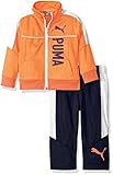Puma Baby Boys ' 2ピースZip Upトラックジャケットとパンツセット カラー: オレンジ