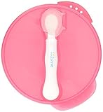 Kidsme Suction Bowl Set with Spoon (Pink) by Kidsme
