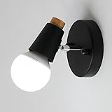 CGJDZMD ウォールSconceヴィンテージ現代の壁ライト継手ロフトバーキッチンSconceウォールランプ照明器具、ダイニングルーム、ベッドルームシングルヘッドウォールスポットライト ( Colo