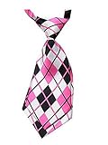 ユニークなベビータイアジャスタブルネクタイパーティーウェディングショータイガールボーイネクタイ[ピンク]